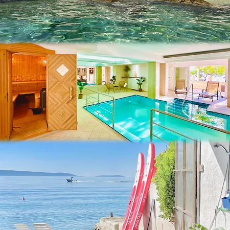 Luxury Seaside With A Classic Mediterranean Olive Garden, A Fully Equipped Professional Kitchen, Pool, Sauna, Padle Boards And Canoe - Miolin House Villa *