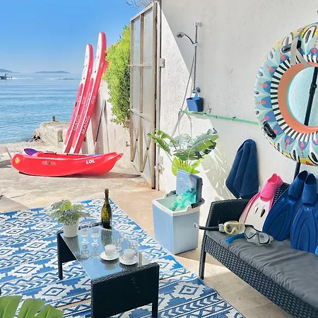 Villa Luxury Seaside With A Classic Mediterranean Olive Garden, A Fully Equipped Professional Kitchen, Pool, Sauna, Padle Boards And Canoe - Miolin House